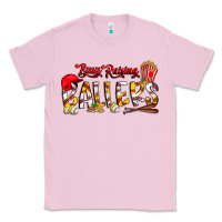 Bubblegum Pink busy raising ballers Classic Tee - CowhideDigitalArt