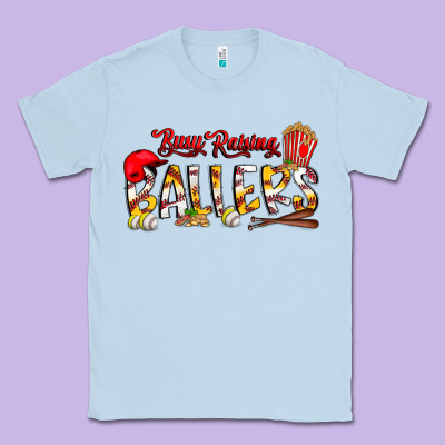 Busy Raising Ballers Classic Tee Designed By Cowhidedigitalart