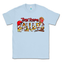 Dusty Blue busy raising ballers Classic Tee - CowhideDigitalArt