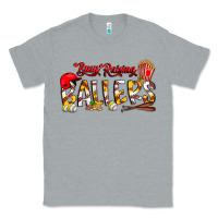 Heather Grey busy raising ballers Classic Tee - CowhideDigitalArt
