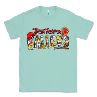Seafoam busy raising ballers Classic Tee - CowhideDigitalArt