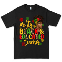 Black pretty black and educated teacher Premium Tee - Artiststas
