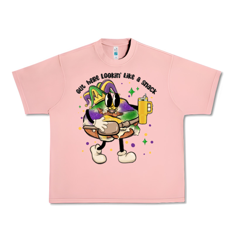 Out Here Lookin Like A Snack King Cake Mardi Gras Urban Heavy Tee by MaliasSmallBusiness | Teevron