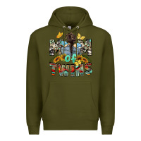 Army Green mom of twins boys mother's day Premium Hoodie - CowGirlArtShop