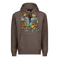 Coffee mom of twins boys mother's day Premium Hoodie - CowGirlArtShop