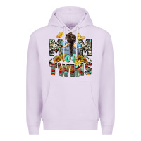 Lilac mom of twins boys mother's day Premium Hoodie - CowGirlArtShop