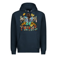Navy mom of twins boys mother's day Premium Hoodie - CowGirlArtShop