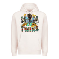 Pale Pink mom of twins boys mother's day Premium Hoodie - CowGirlArtShop