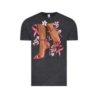 Vintage Black cancer high heels Vintage Tee - MaliasSmallBusiness