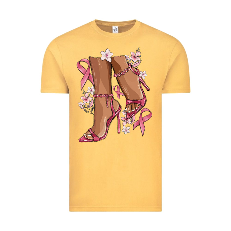 Cancer High Heels Vintage Tee by MaliasSmallBusiness | Teevron