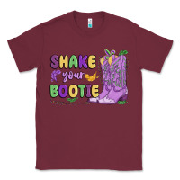 Burgundy shake your bootie mardi gras Classic Tee - MaliasSmallBusiness