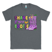 Charcoal Heather shake your bootie mardi gras Classic Tee - MaliasSmallBusiness
