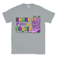 Heather Grey shake your bootie mardi gras Classic Tee - MaliasSmallBusiness