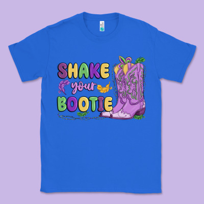 Shake Your Bootie Mardi Gras Classic Tee Designed By Maliassmallbusiness