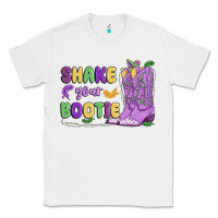 White shake your bootie mardi gras Classic Tee - MaliasSmallBusiness