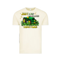 Vintage Arctic just a boy who loves tractors Vintage Tee - JahusDesignShop