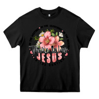 Black there was jesus Heavy Core Tee - JahusDesignShop
