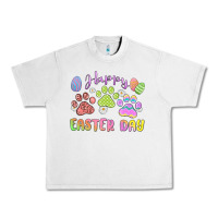 Lunar Rock happy easter day paws Urban Heavy Tee - MaliasSmallBusiness