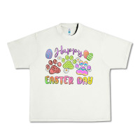 Pistachio happy easter day paws Urban Heavy Tee - MaliasSmallBusiness