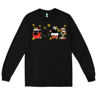 Black christmas cats Long Sleeve Tee - MaliasSmallBusiness