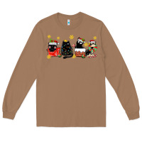Toasted Coconut christmas cats Long Sleeve Tee - MaliasSmallBusiness