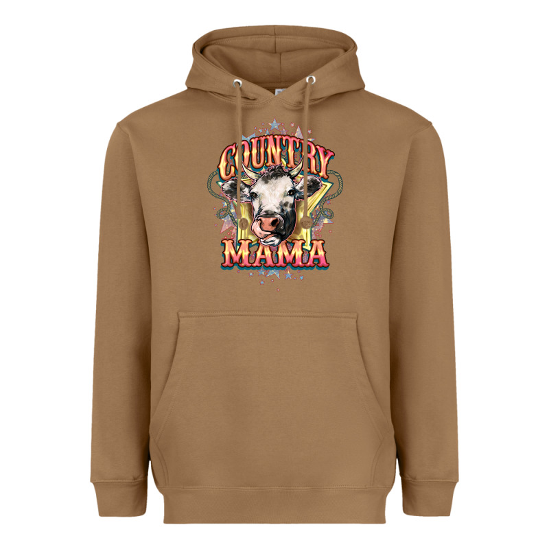Country Mama Heavyweight Hoodie by HowdyJamesFarm | Teevron