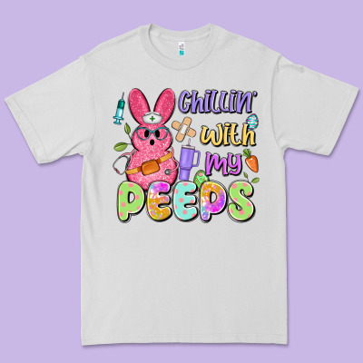 Chillin' With My Peeps Premium Tee Designed By Artiststas