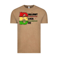 Vintage Coffee black boy Vintage Tee - MaliasSmallBusiness