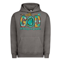Pigment Tornado with god all things are possible with turquoise gemstone bbs Urban Hoodie - BundleAndBundleShop