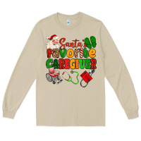 Mushroom santas favorite caregiver Long Sleeve Tee - MaliasSmallBusiness