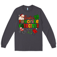 Smoke santas favorite caregiver Long Sleeve Tee - MaliasSmallBusiness