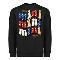 Black American mini Heavyweight Sweatshirt - NancyCooperArtShop