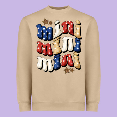 American Mini Heavyweight Sweatshirt Designed By Nancycooperartshop
