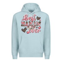 Blue Mist best mamaw ever mother's day Premium Hoodie - CowGirlArtShop