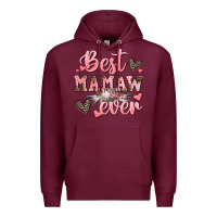 Burgundy best mamaw ever mother's day Premium Hoodie - CowGirlArtShop