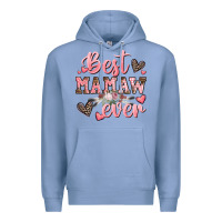 Colony Blue best mamaw ever mother's day Premium Hoodie - CowGirlArtShop