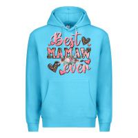 Ocean Blue best mamaw ever mother's day Premium Hoodie - CowGirlArtShop