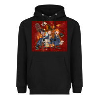 Black wizard kids with glitter Heavyweight Hoodie - TumblerDesignByShophia