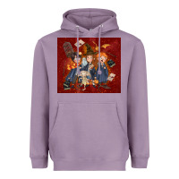 Lavender wizard kids with glitter Heavyweight Hoodie - TumblerDesignByShophia