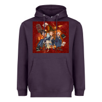 Plum wizard kids with glitter Heavyweight Hoodie - TumblerDesignByShophia