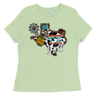 Matcha tx yall western Ladies Tee - CowhideDigitalArt