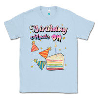 Dusty Blue birthday mode on Classic Tee - JahusDesignShop