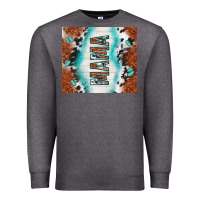 Charcoal Heather tooled leather and cowhide mama Premium Sweatshirt - TumblerDesignByShophia