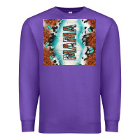 Purple tooled leather and cowhide mama Premium Sweatshirt - TumblerDesignByShophia