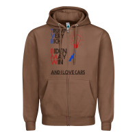 Chestnut trump biden cars Zipper Hoodie - Bettercallsaul