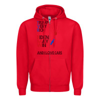 Red trump biden cars Zipper Hoodie - Bettercallsaul