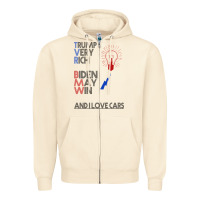 Sandshell trump biden cars Zipper Hoodie - Bettercallsaul