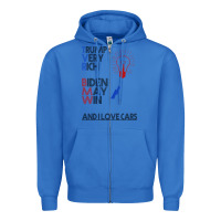 True Royal trump biden cars Zipper Hoodie - Bettercallsaul