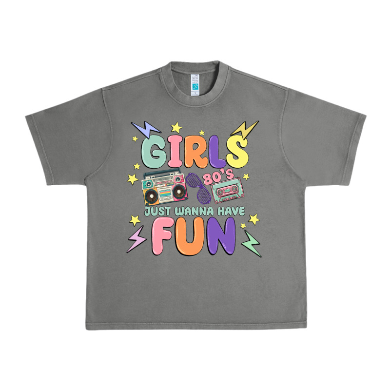 Girls Just Wanna Have Fun Urban Heavy Tee by MaliasSmallBusiness | Teevron