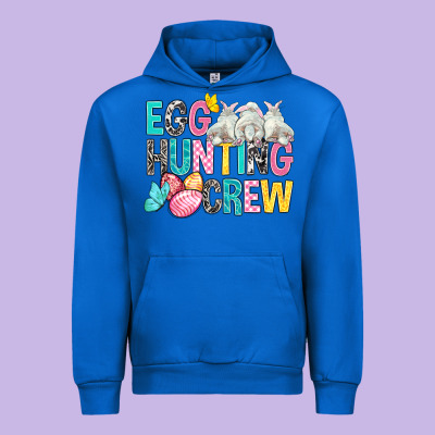 Egg Hunting Crew Easter Day Urban Hoodie Designed By Bundleandbundleshop